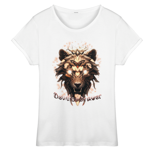 Deviliusdrawer Gold Weartiger - Womens Roll-Up T-Shirt
