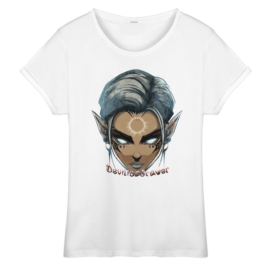 Deviliusdrawer Magician Elf - Womens Roll-Up T-Shirt