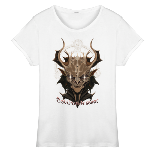Deviliusdrawer Dark Magician Elf - Womens Roll-Up T-Shirt
