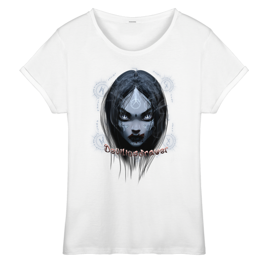 Deviliusdrawer Vampiric Elf - Womens Roll-Up T-Shirt
