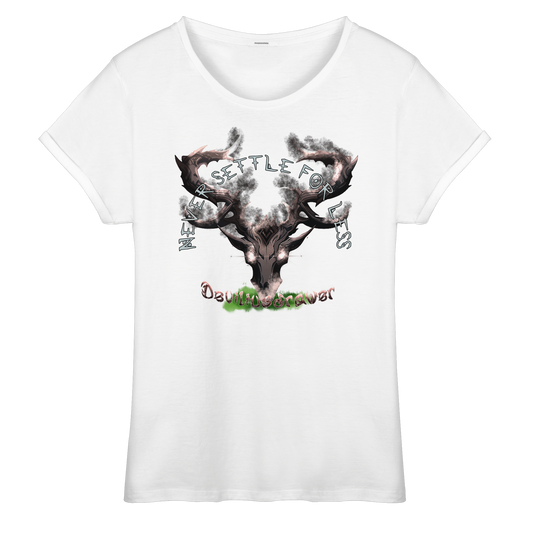 Deviliusdrawer Cruel Deer - Womens Roll-Up T-Shirt
