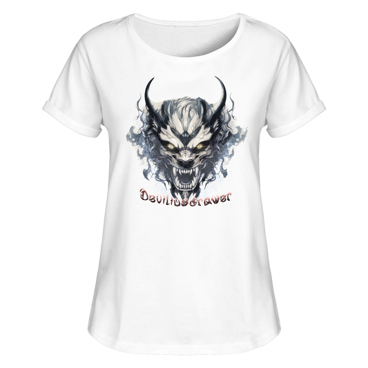 Deviliusdrawer Water Demon - Womens Roll-Up T-Shirt