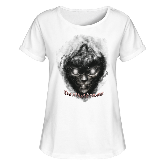 Deviliusdrawer Dark Death - Womens Roll-Up T-Shirt