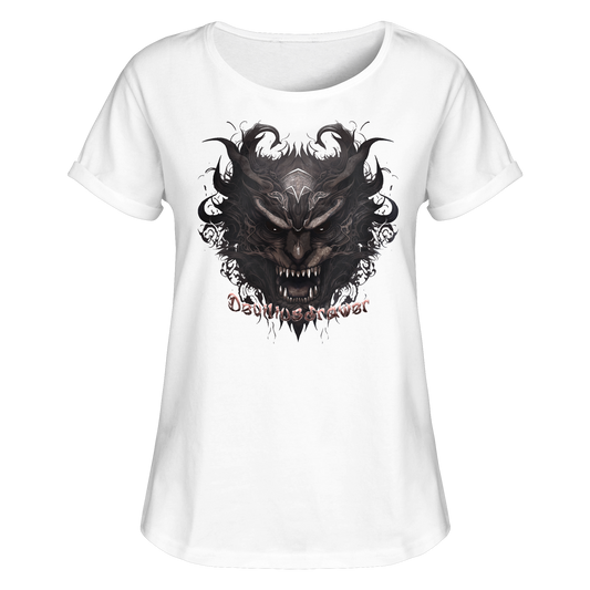 Deviliusdrawer Devils Demon - Womens Roll-Up T-Shirt