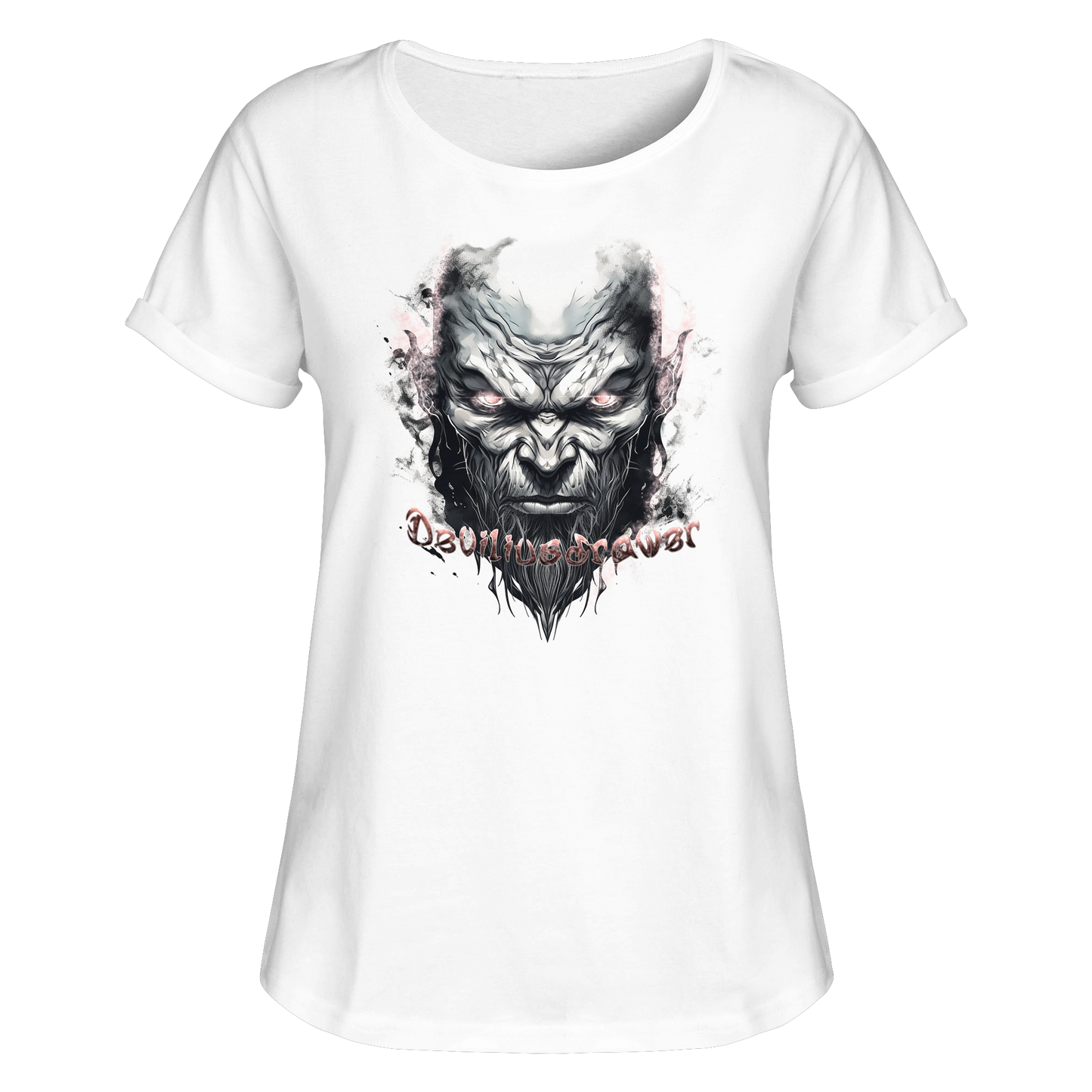 Deviliusdrawer Bad Boy - Womens Roll-Up T-Shirt