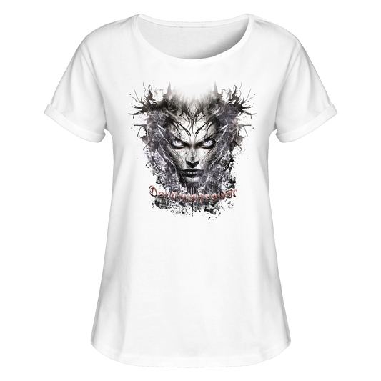 Deviliusdrawer Nature Druid - Womens Roll-Up T-Shirt