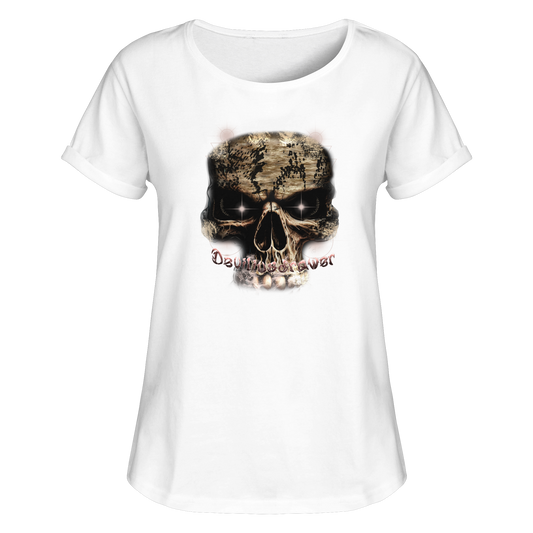 Deviliusdrawer Skeleton Eye - Womens Roll-Up T-Shirt