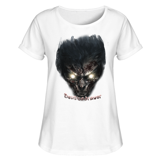 Deviliusdrawer Dark Zombie - Womens Roll-Up T-Shirt