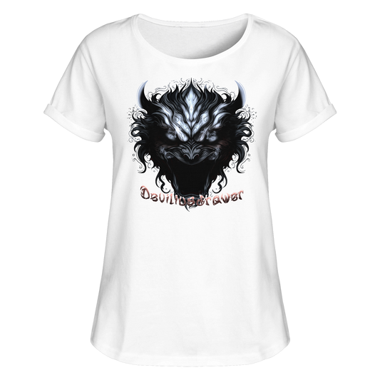Deviliusdrawer Zombie Demon - Womens Roll-Up T-Shirt