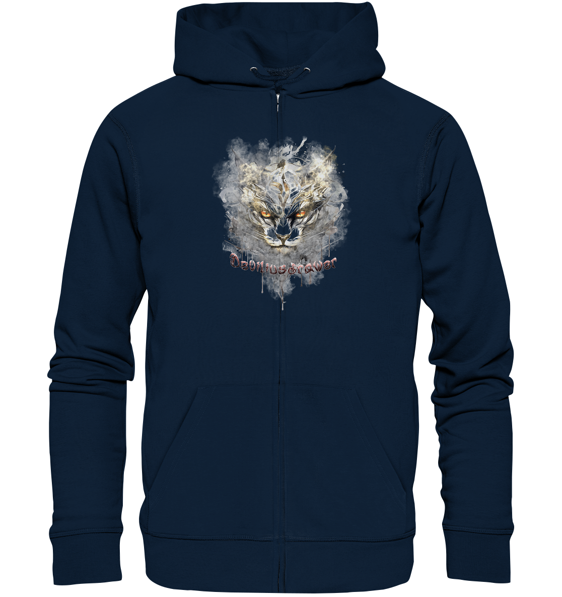 Deviliusdrawer White Catgod - Zipper