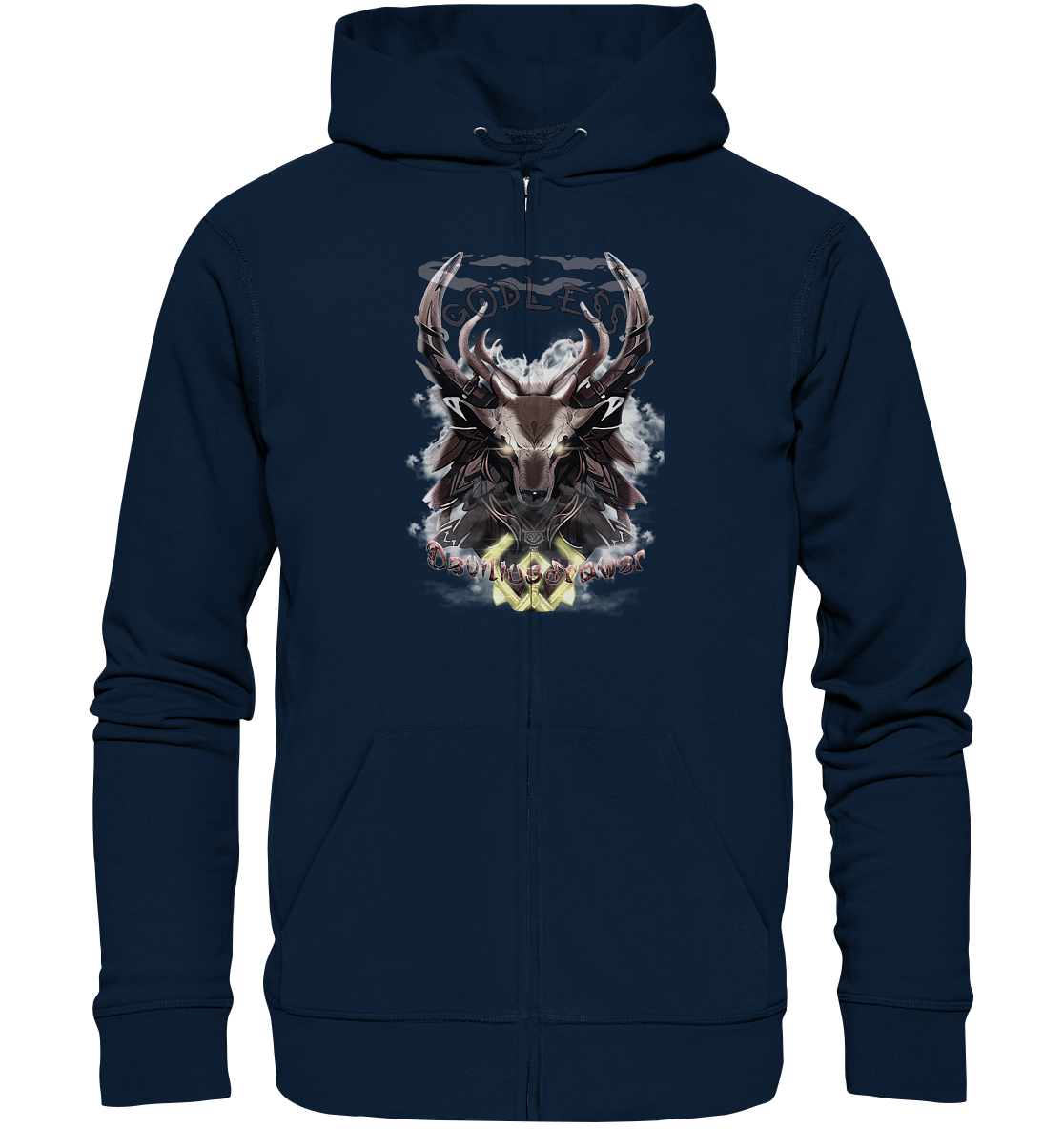 Deviliusdrawer Godless Deer - Zipper