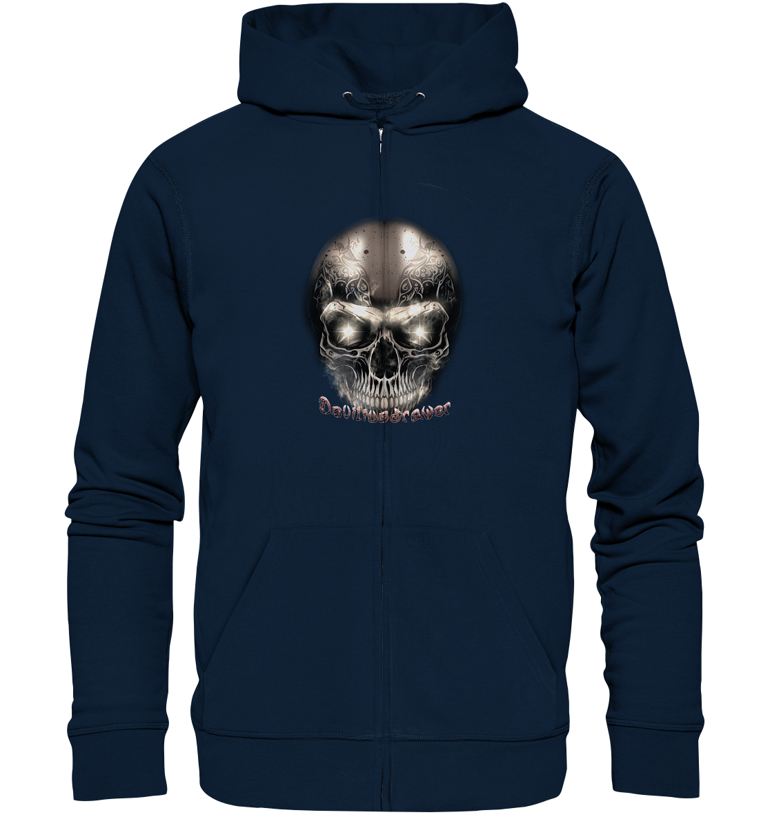 Deviliusdrawer Fire Skeleton Iron - Zipper