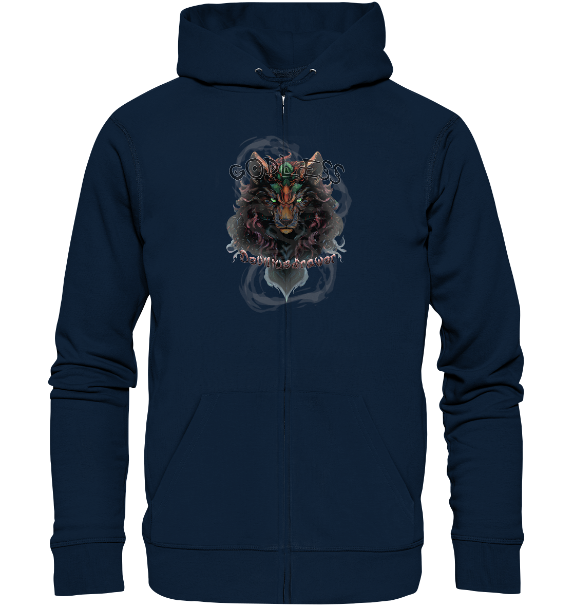 Deviliusdrawer Godless Wolf - Zipper