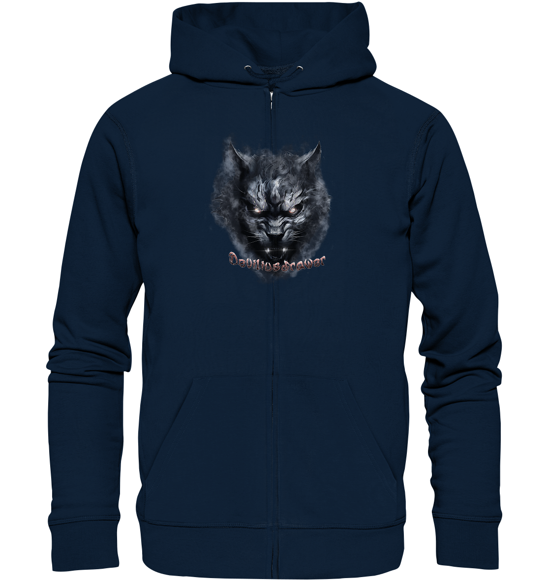 Deviliusdrawer Dark Beast Tiger  - Zipper