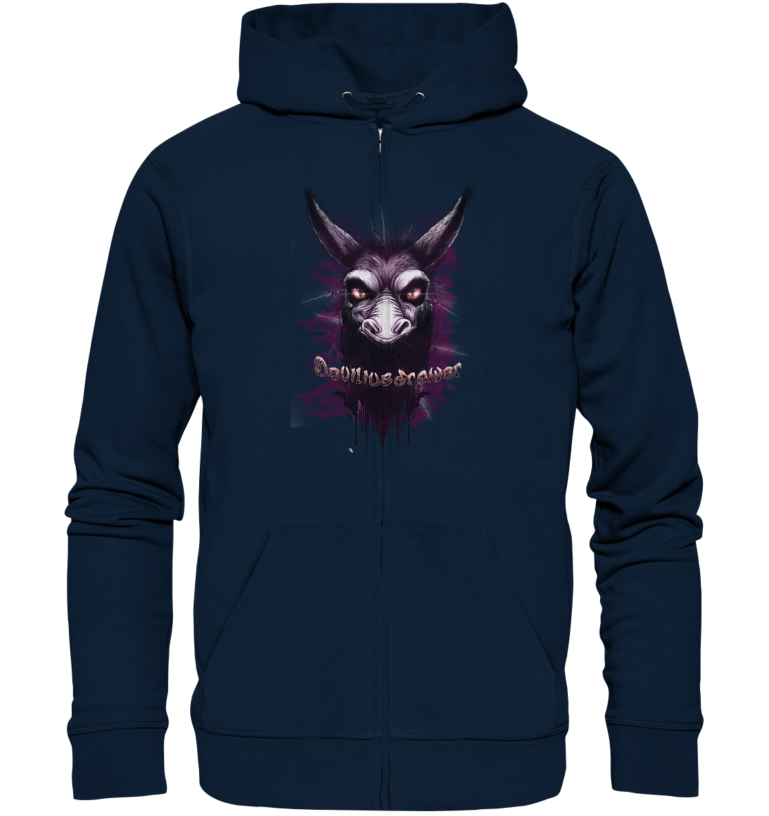Deviliusdrawer Purple Donkey - Zipper