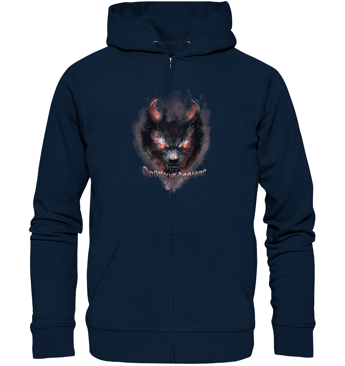 Deviliusdrawer Red Smoked Cat - Zipper