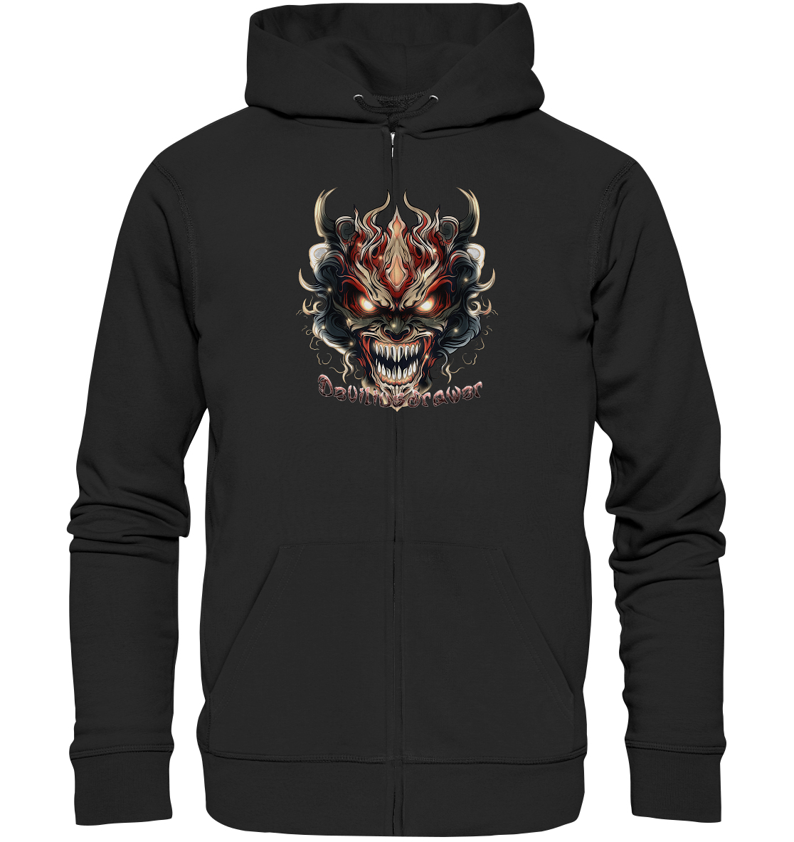 Deviliusdrawer Evil Vamp Mask - Zipper