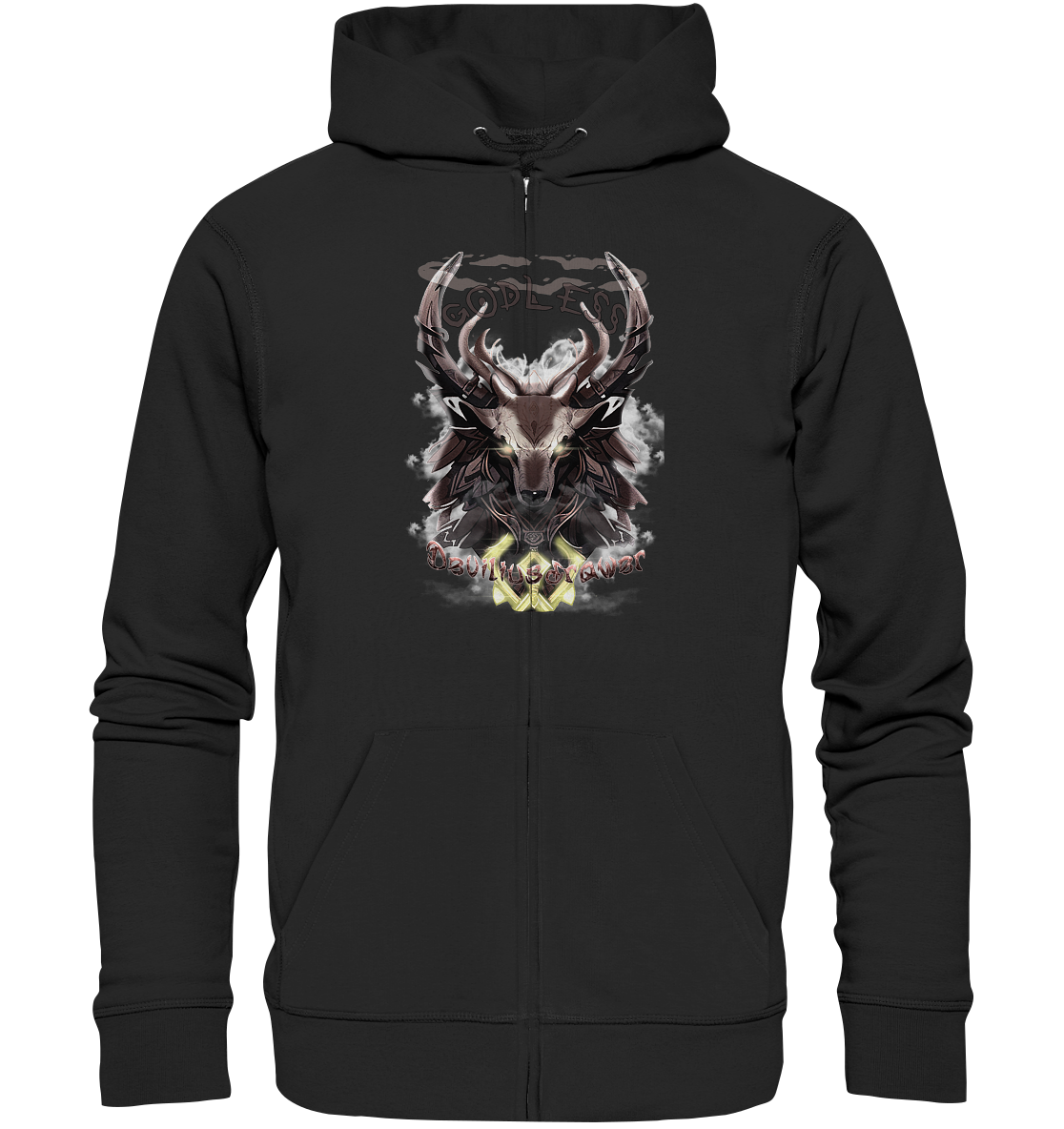 Deviliusdrawer Godless Deer - Zipper