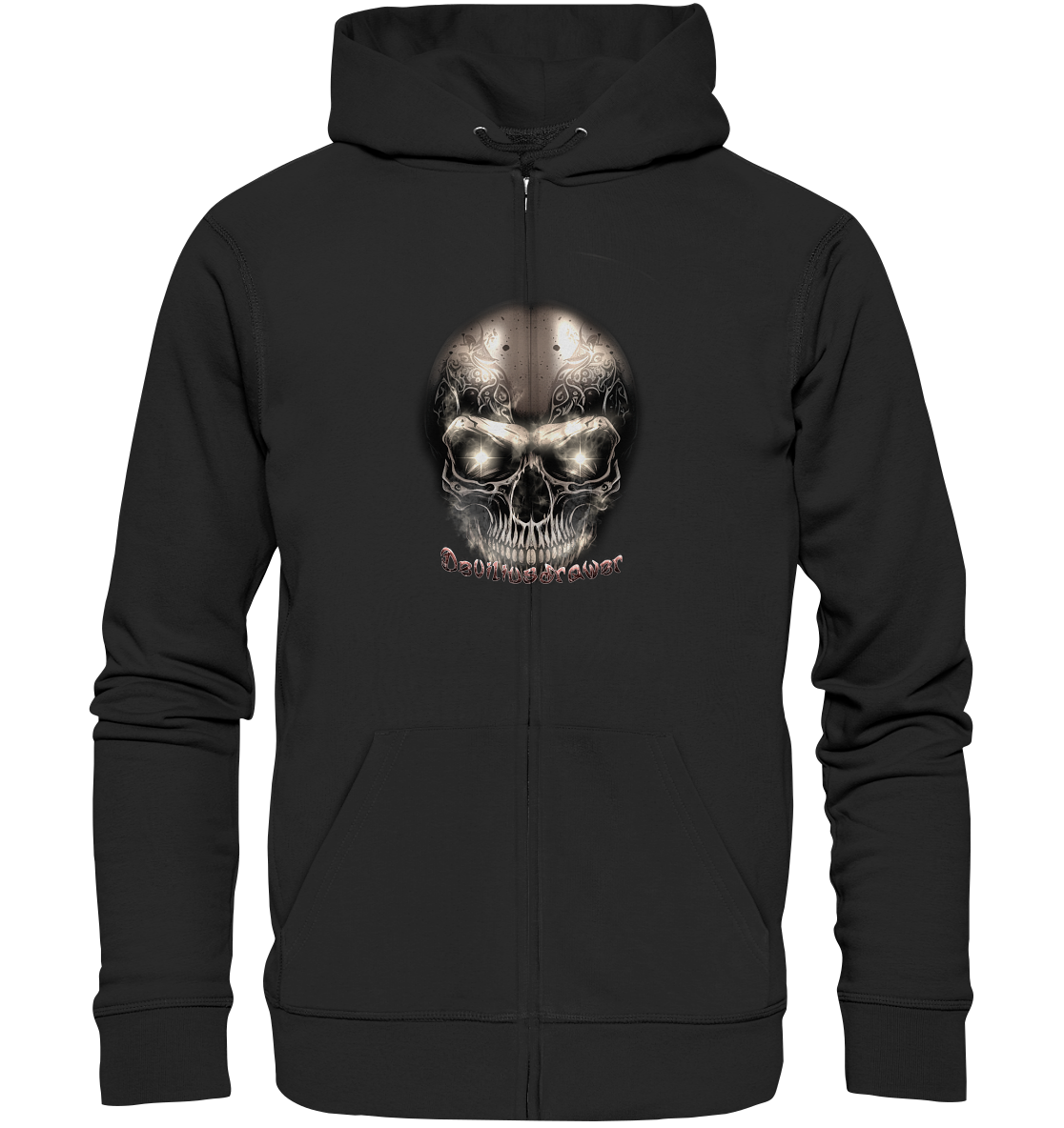 Deviliusdrawer Fire Skeleton Iron - Zipper