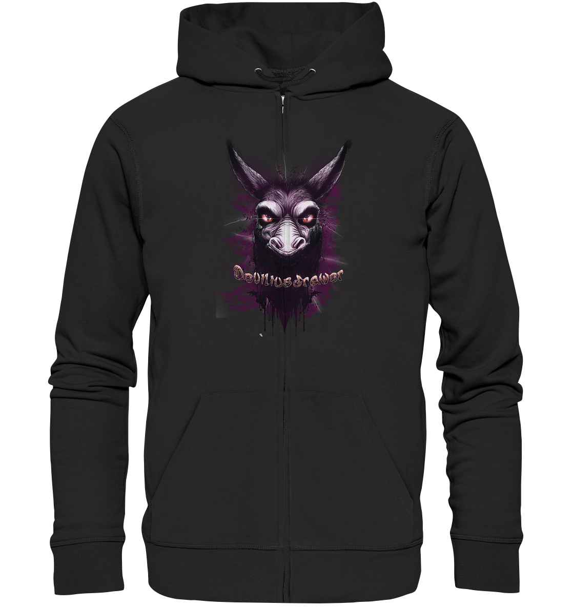 Deviliusdrawer Purple Donkey - Zipper