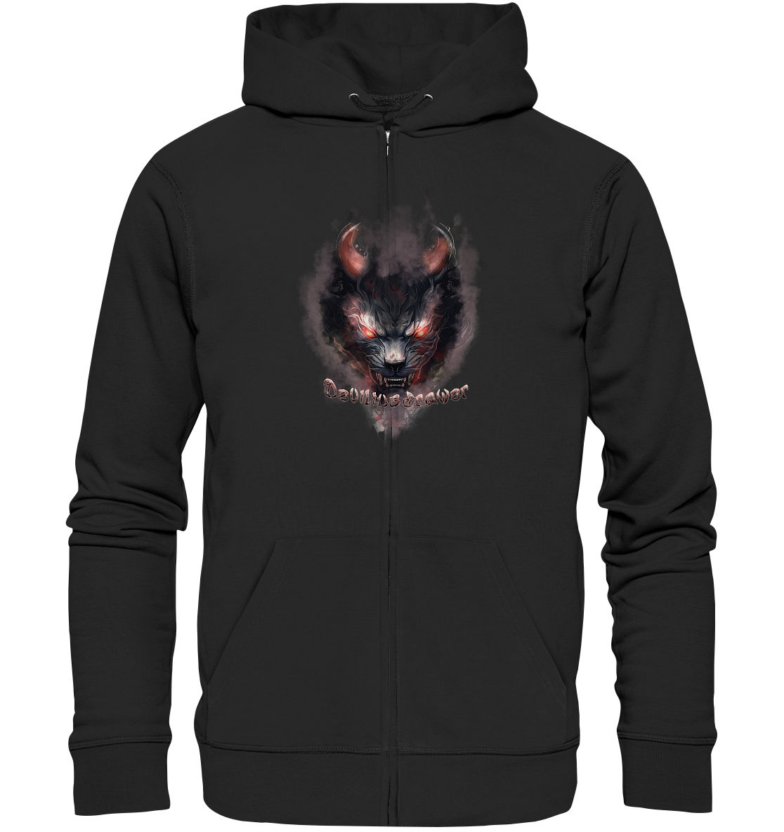 Deviliusdrawer Red Smoked Cat - Zipper