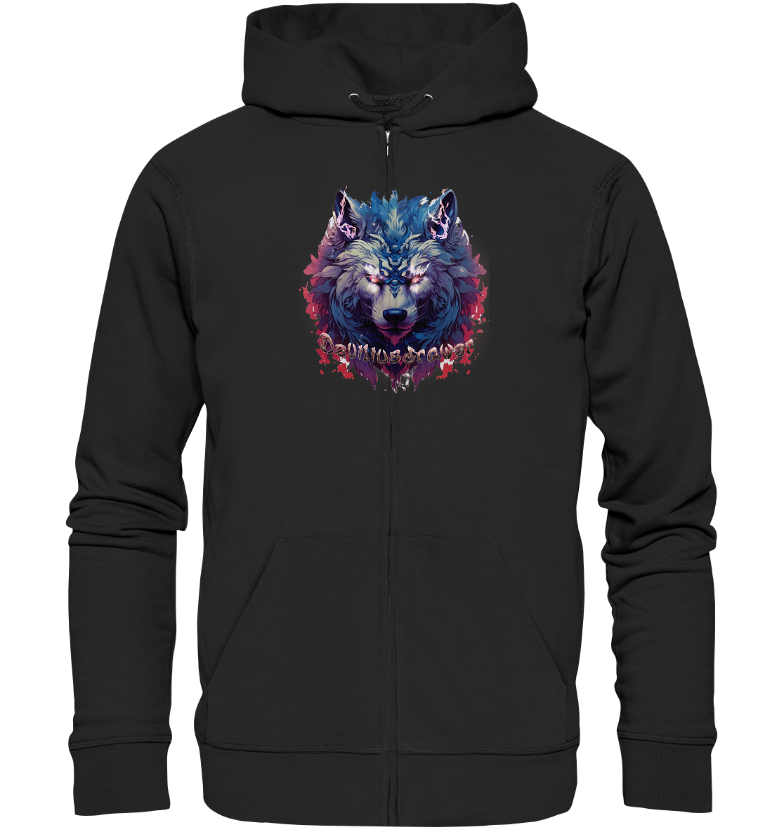 Deviliusdrawer Magic Wolf - Zipper