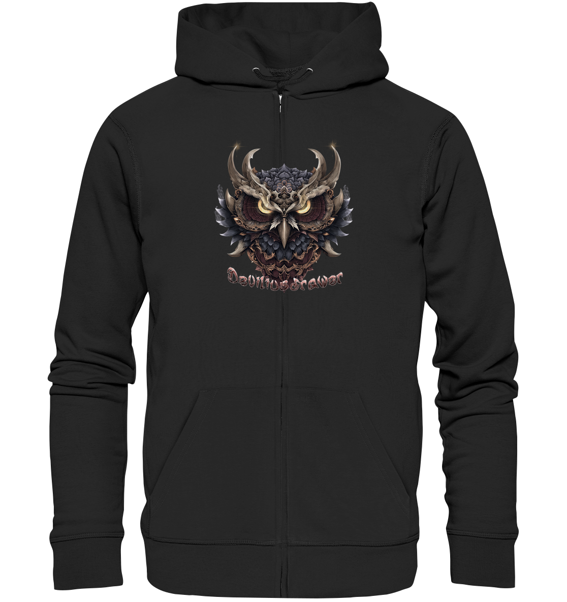 Deviliusdrawer Golden Owl - Zipper