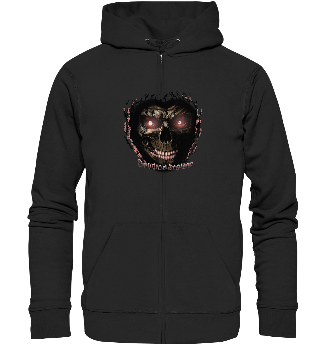 Deviliusdrawer Glow Skeleton - Zipper