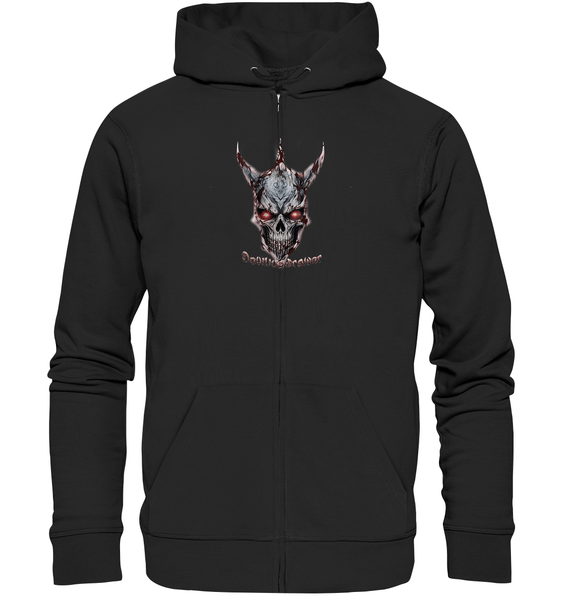 Deviliusdrawer Bloody Skeleton - Zipper