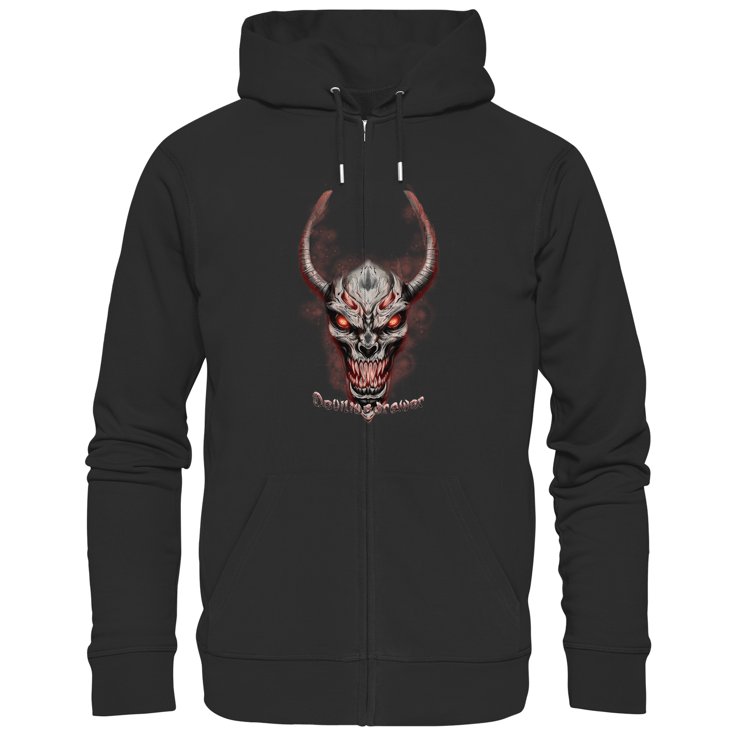 Deviliusdrawer Red Eyed Skeleton - Zipper