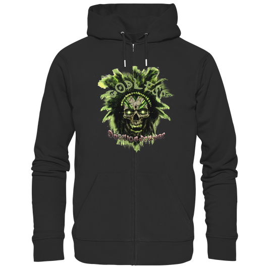 Deviliusdrawer Godless Skull - Zipper