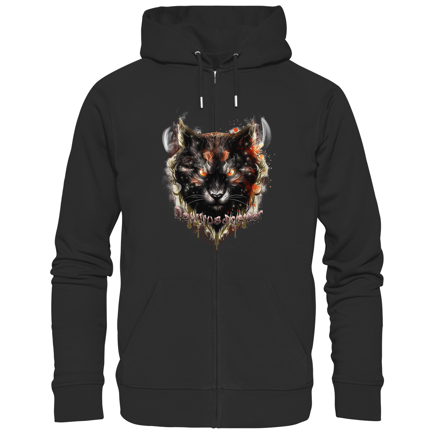 Deviliusdrawer Red Devil Cat - Zipper
