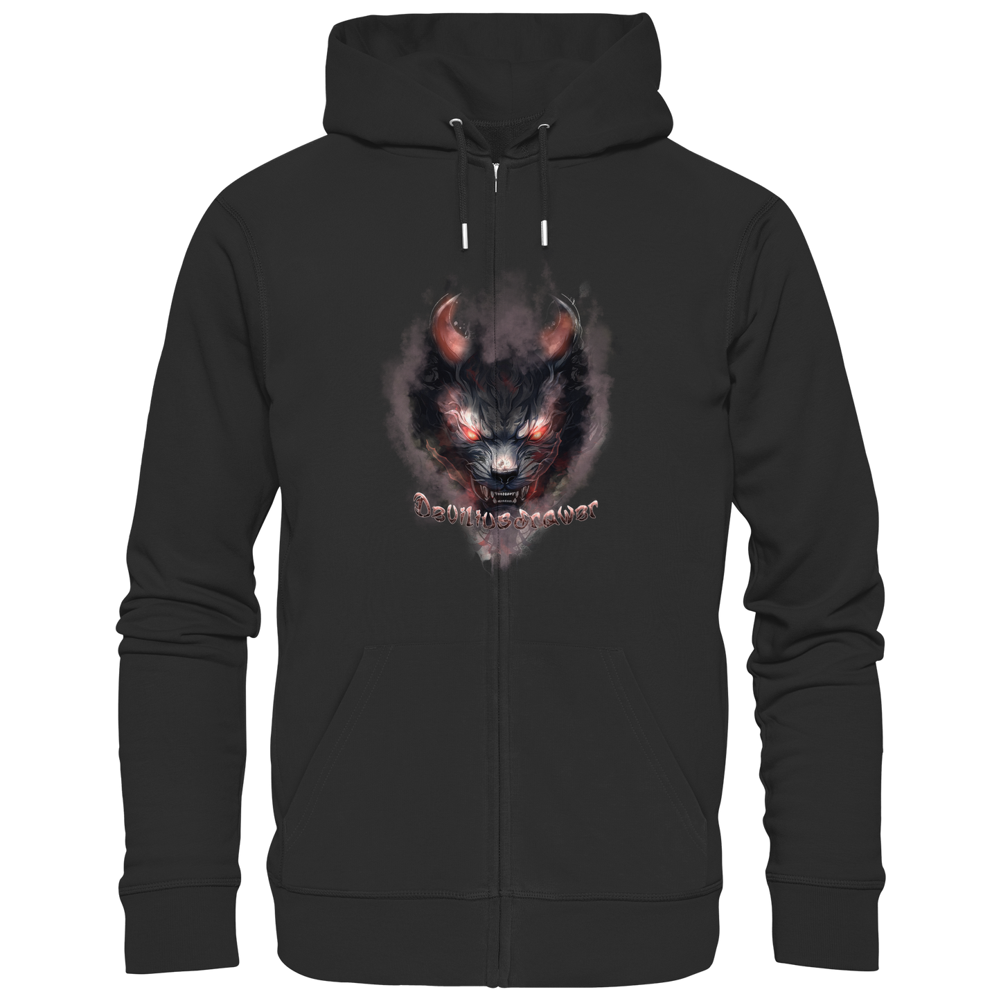 Deviliusdrawer Red Smoked Cat - Zipper