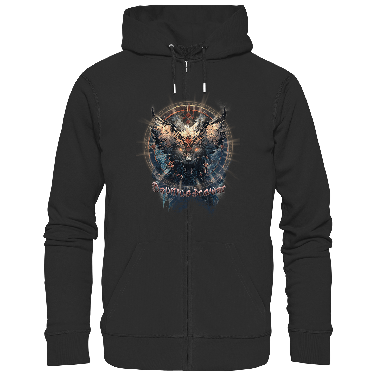 Deviliusdrawer Dark Magic Wolf - Zipper