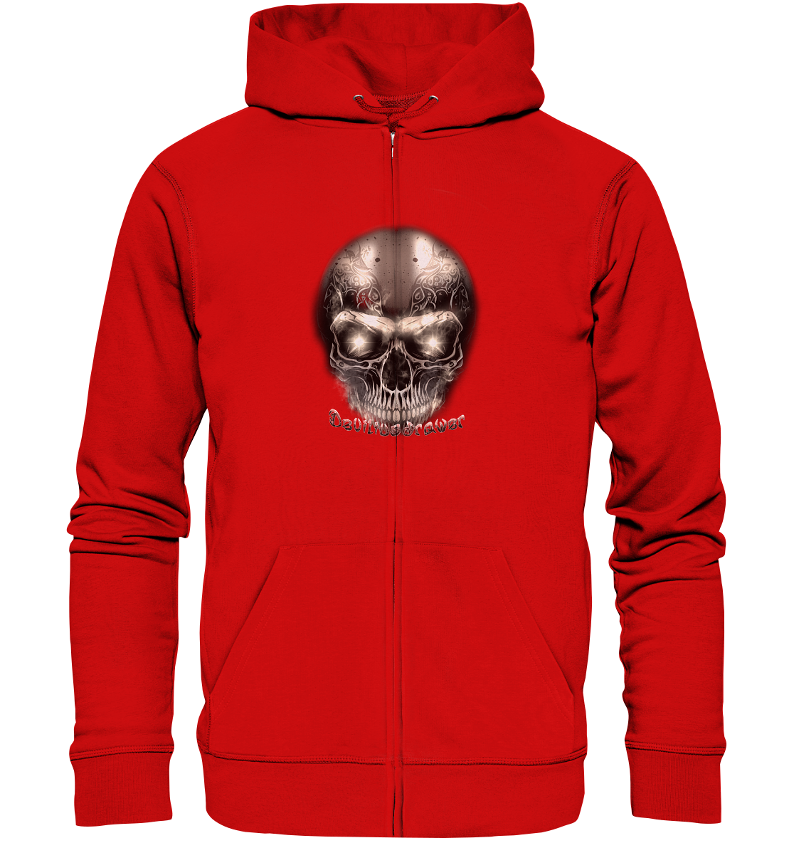 Deviliusdrawer Fire Skeleton Iron - Zipper