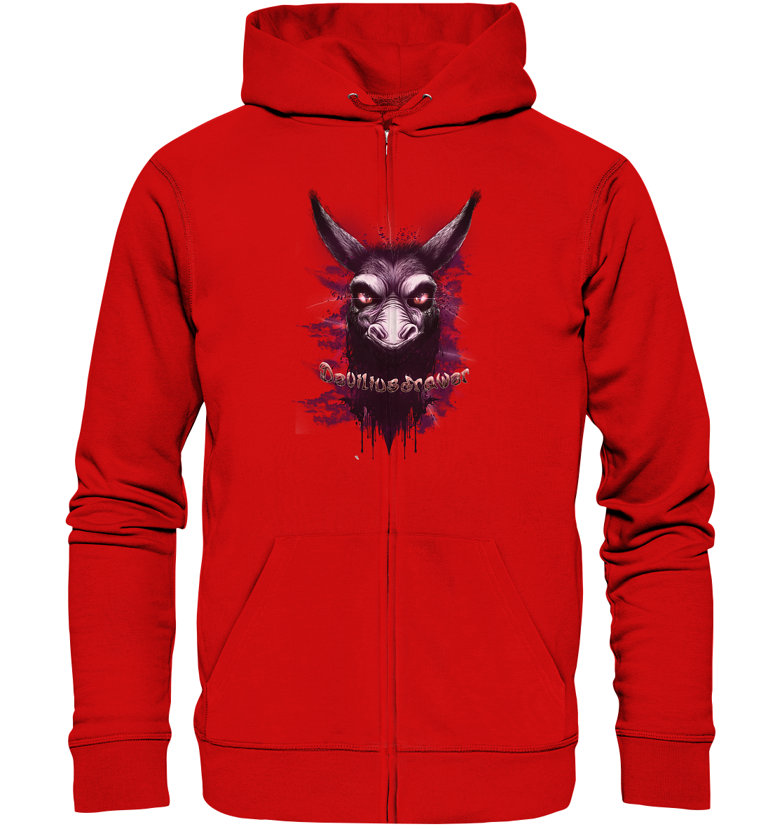 Deviliusdrawer Purple Donkey - Zipper