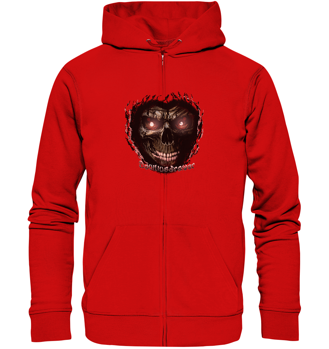 Deviliusdrawer Glow Skeleton - Zipper