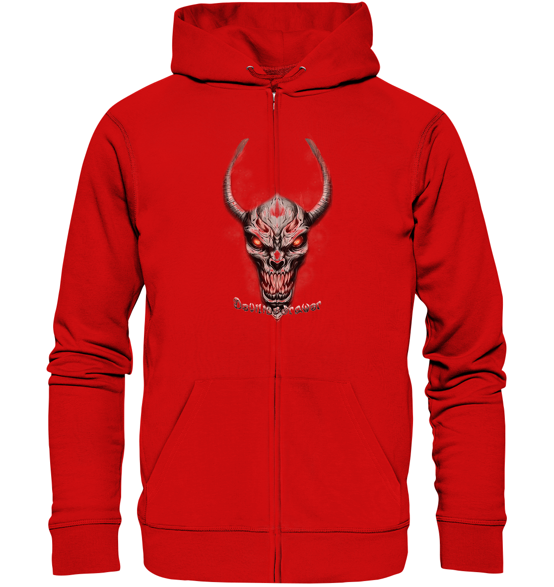 Deviliusdrawer Red Eyed Skeleton - Zipper