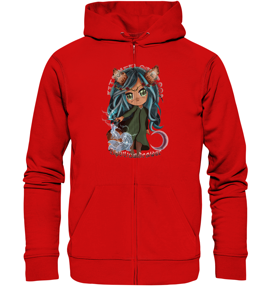 Deviliusdrawer Kitsuneflower - Zipper