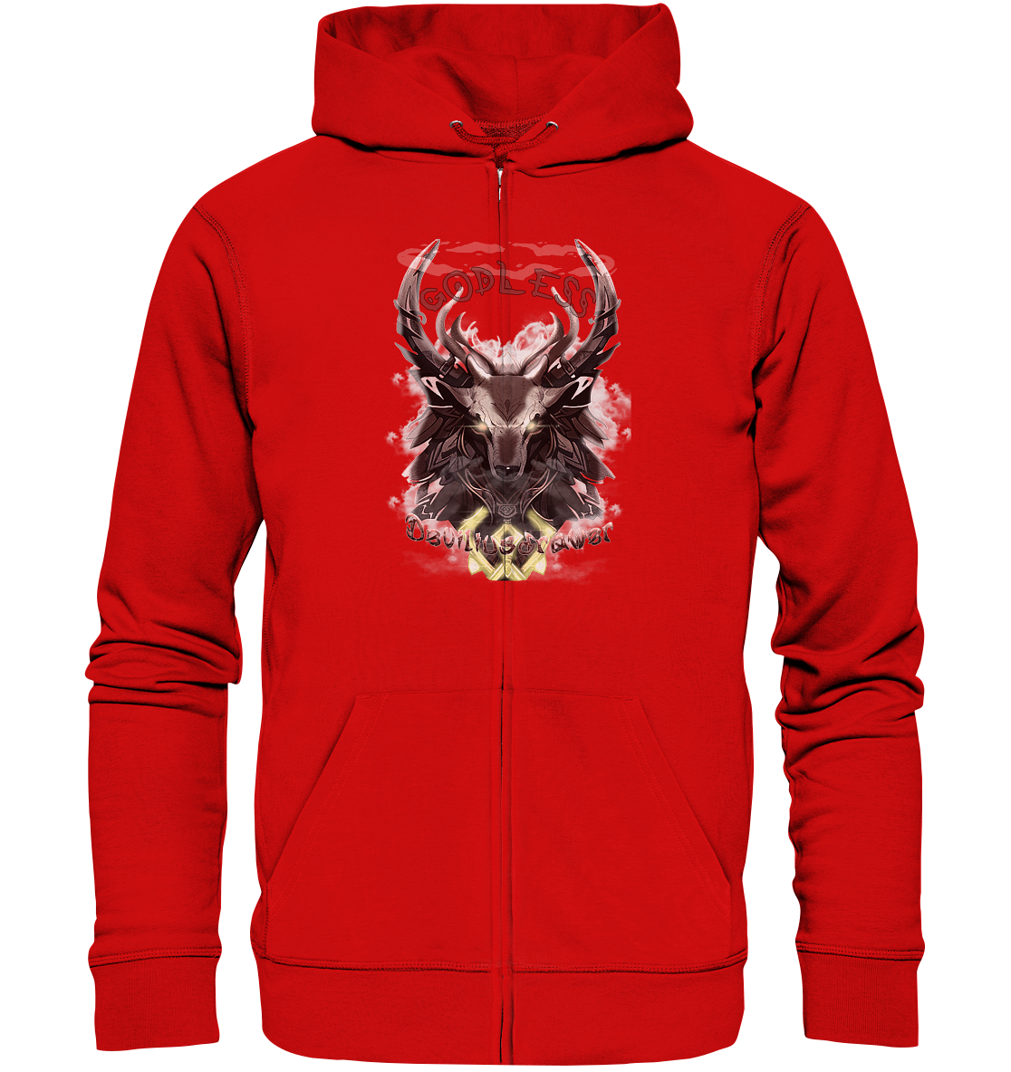 Deviliusdrawer Godless Deer - Zipper