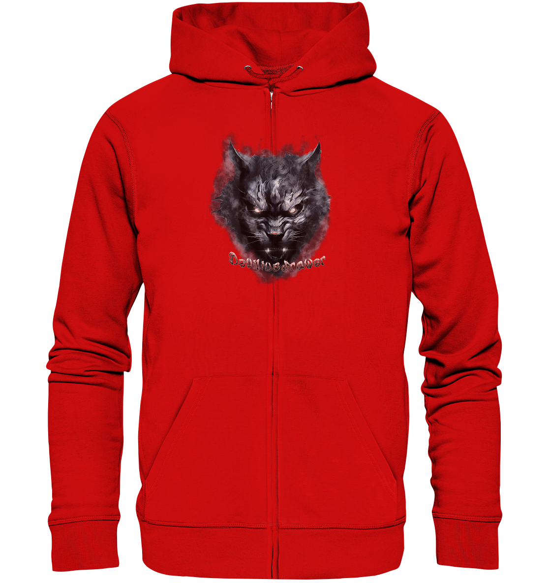 Deviliusdrawer Dark Beast Tiger  - Zipper