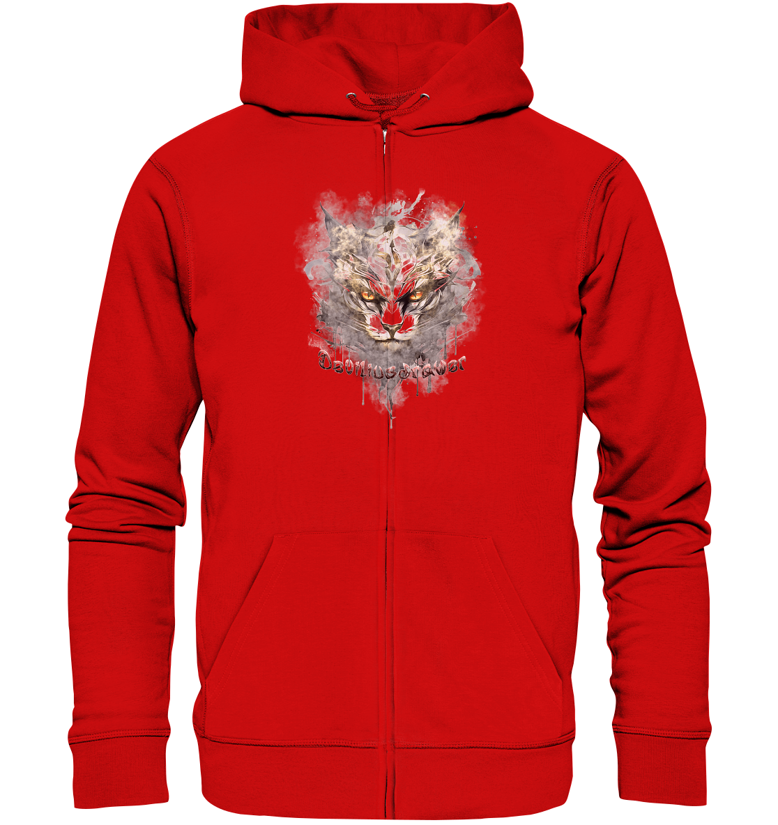 Deviliusdrawer White Catgod - Zipper