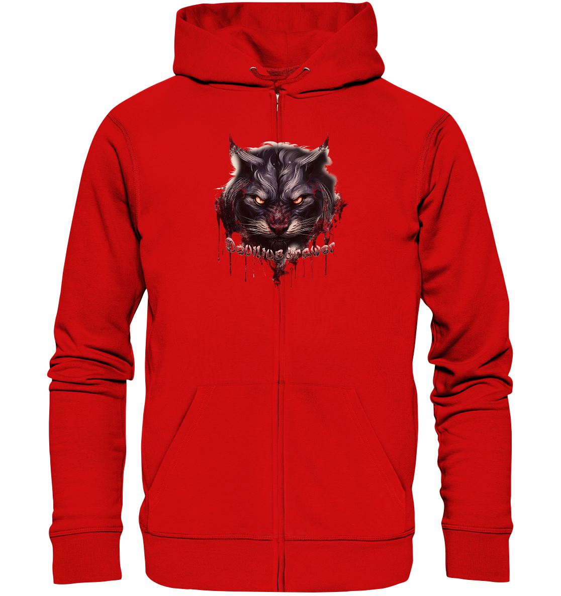 Deviliusdrawer Badass Cat - Zipper
