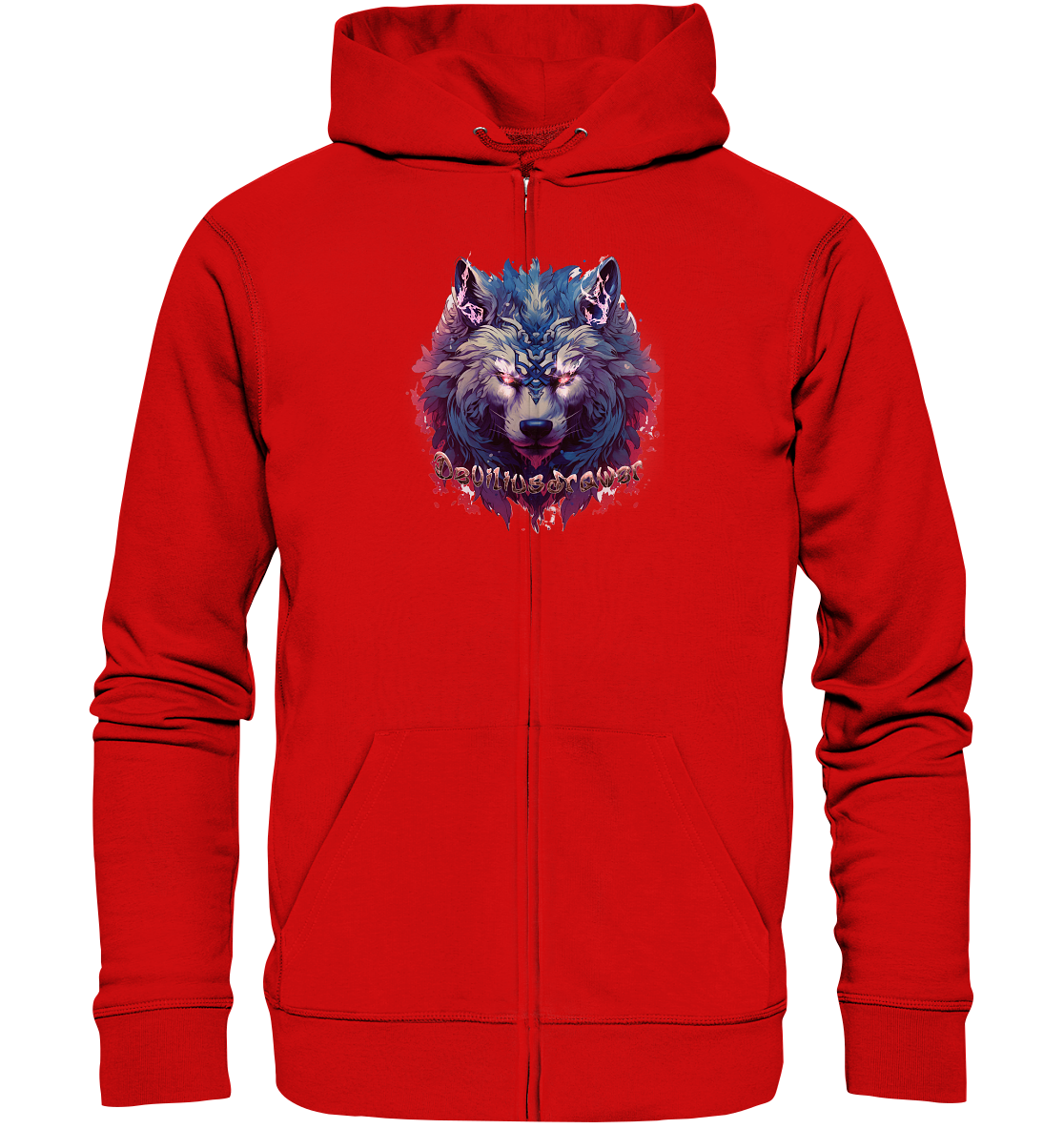 Deviliusdrawer Magic Wolf - Zipper