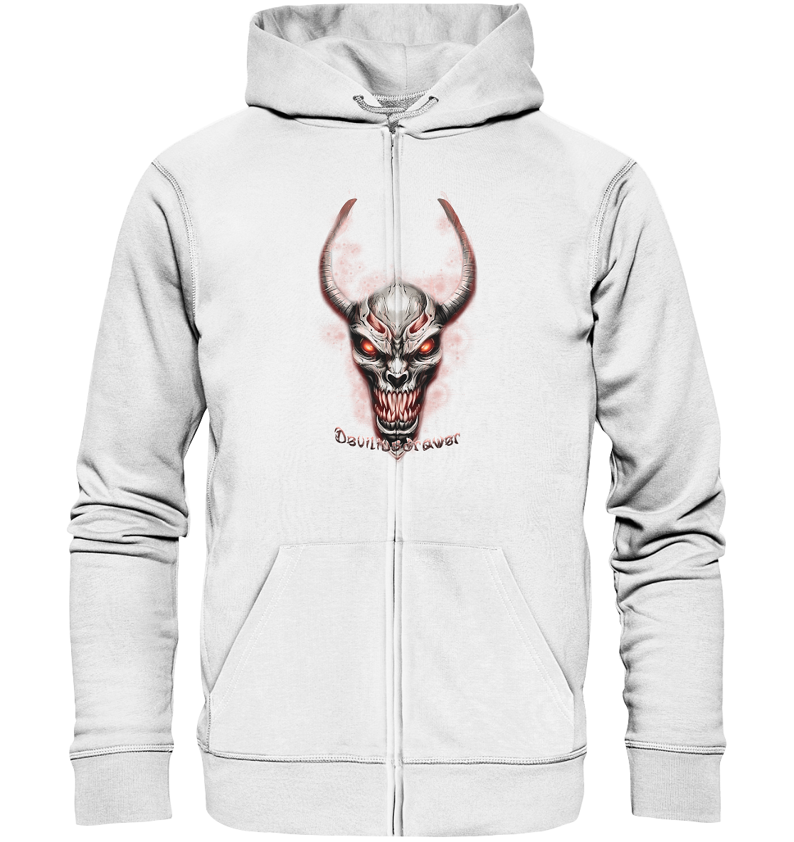 Deviliusdrawer Red Eyed Skeleton - Zipper