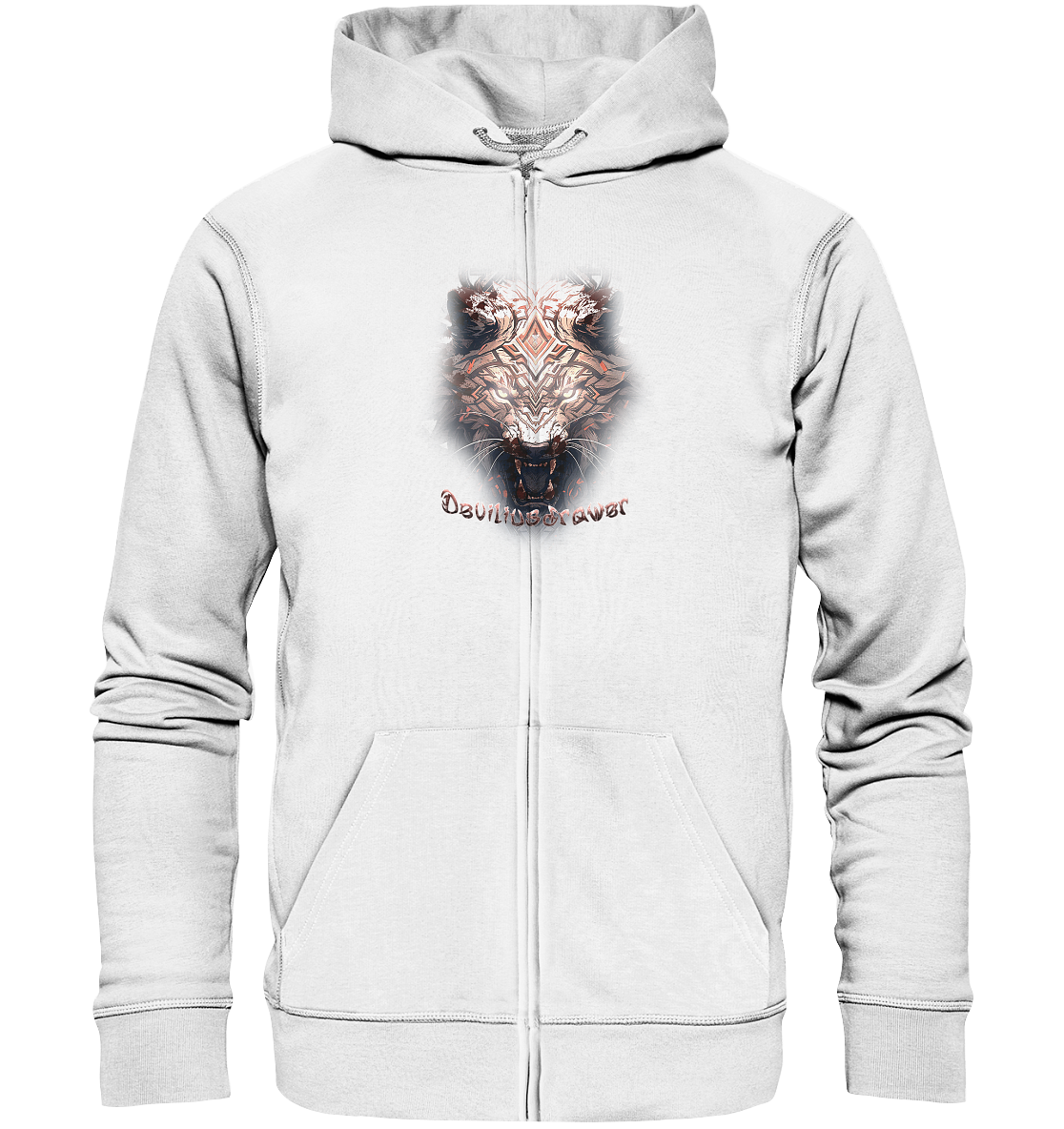 Deviliusdrawer Gold Metal Tiger - Zipper