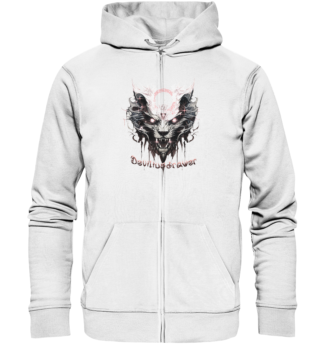 Deviliusdrawer Demonic Glow Cat - Zipper
