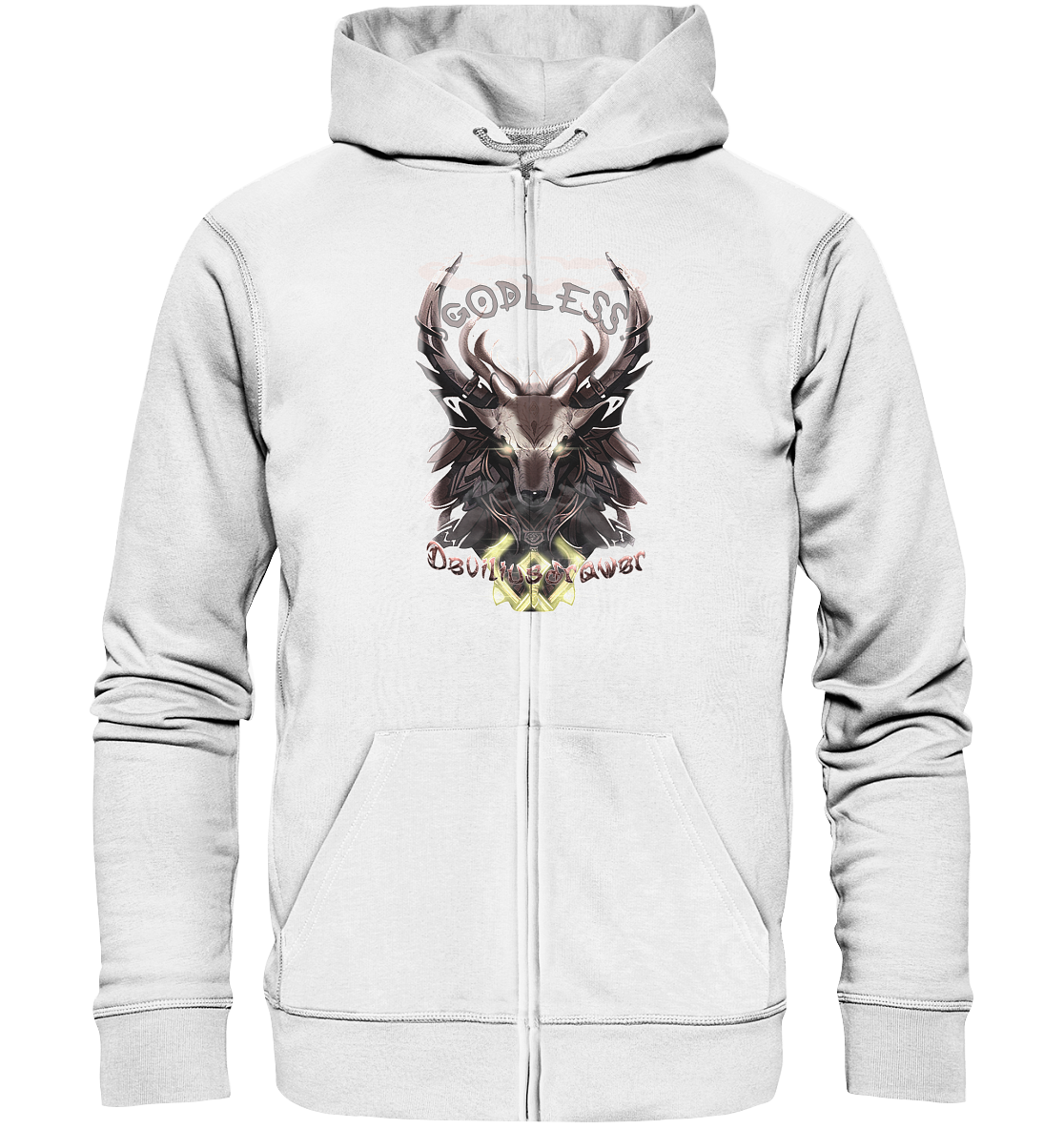 Deviliusdrawer Godless Deer - Zipper