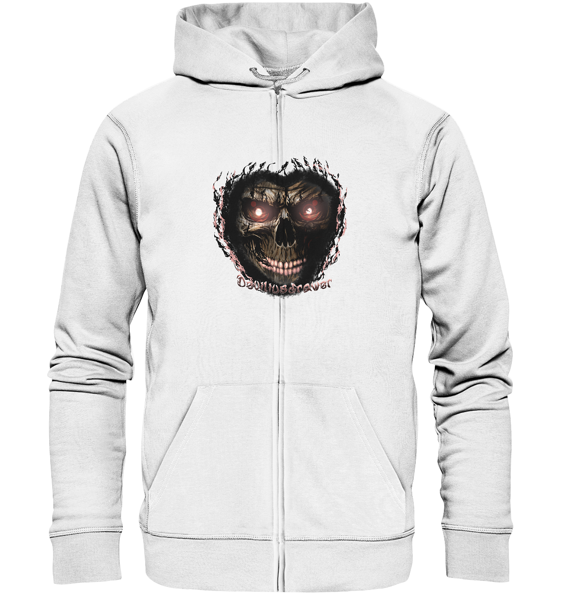 Deviliusdrawer Glow Skeleton - Zipper