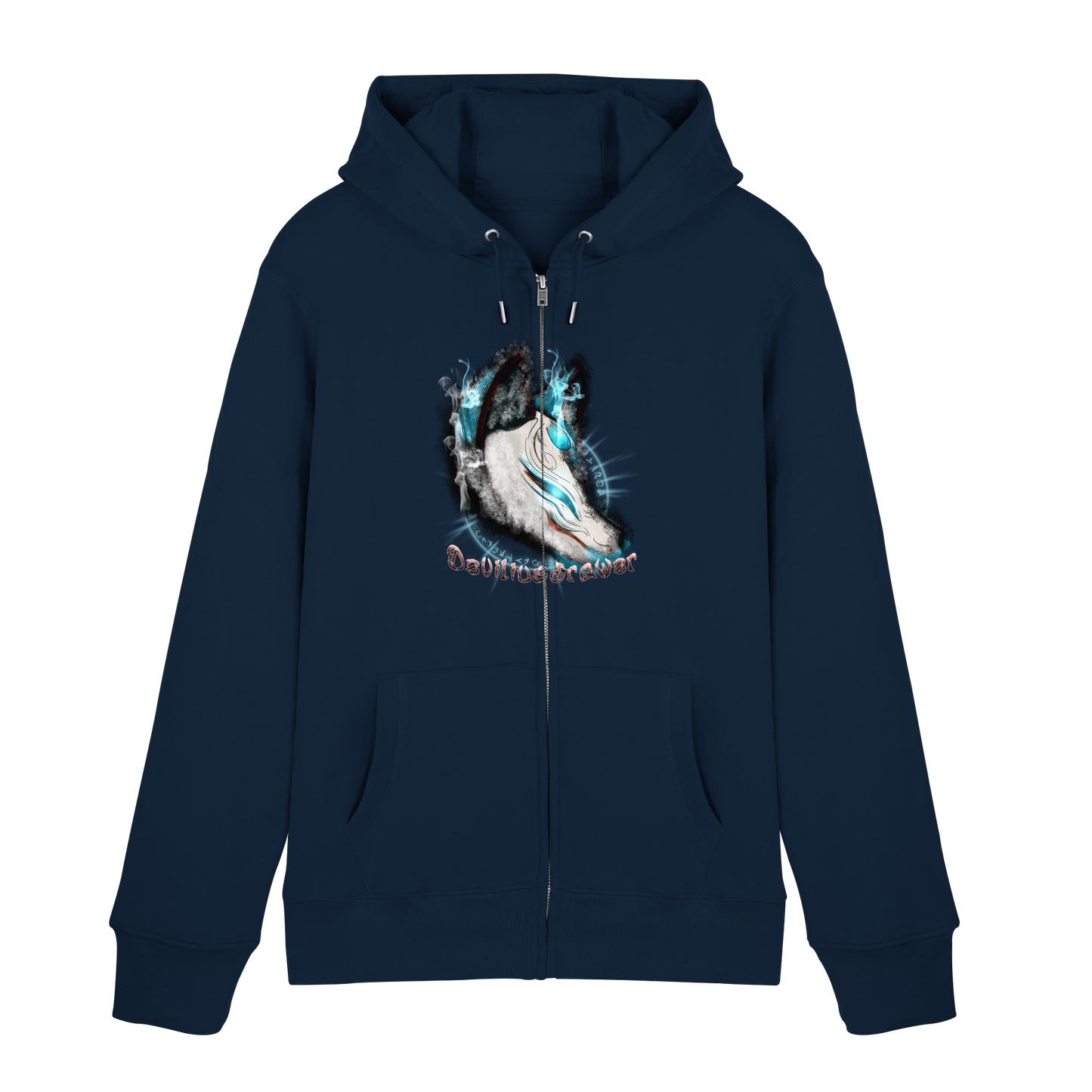 Deviliusdrawer Darkness Kitsune - Zipper